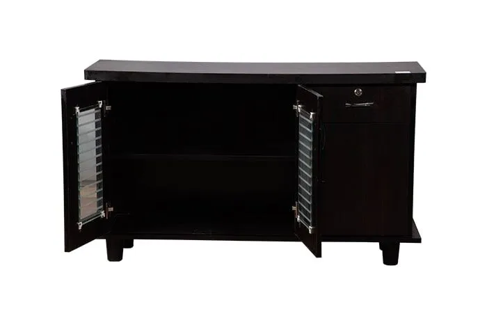 VIVDeal The Dark Window Stripes TV Unit